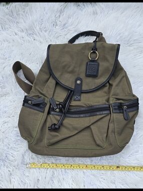 Ellington Olive Green  Backpack with Black Trim